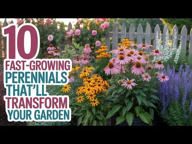 'Video thumbnail for 10 Fast Growing Perennials That’ll Transform Your Garden in No Time'