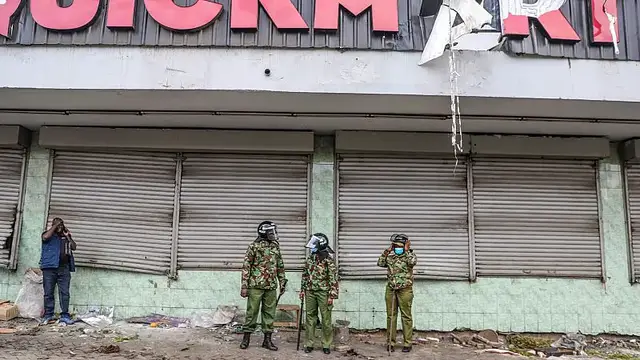 'Video thumbnail for Kenya's Interior minister accuses protesters of  coup attempt after deadly demos'