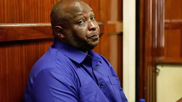 'Video thumbnail for Kenya's deputy police chief steps aside amid probe into blogger's death'