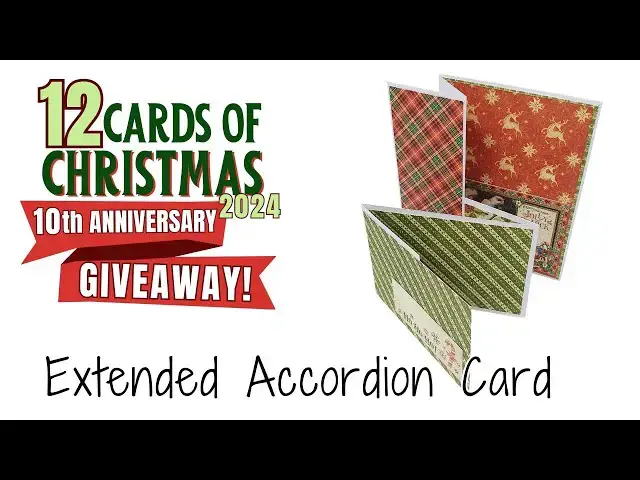 'Video thumbnail for 12 Cards of Christmas 2024 - Extended Accordion Card'
