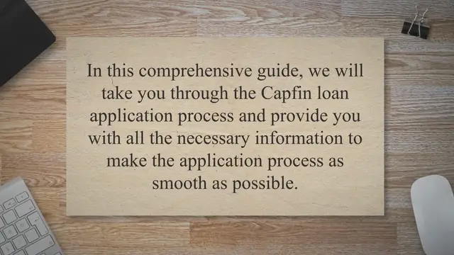 'Video thumbnail for Capfin Loan Application: Requirements, How To Apply Online'