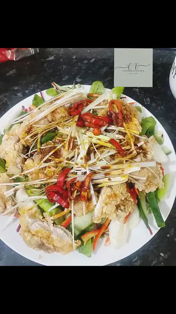 'Video thumbnail for pepper fry chicken with sweet & sour sauce '