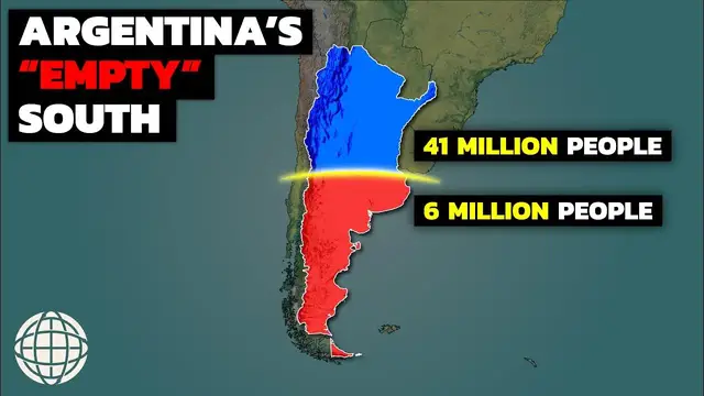 'Video thumbnail for Why Almost Nobody Lives In The Southern Half Of Argentina'