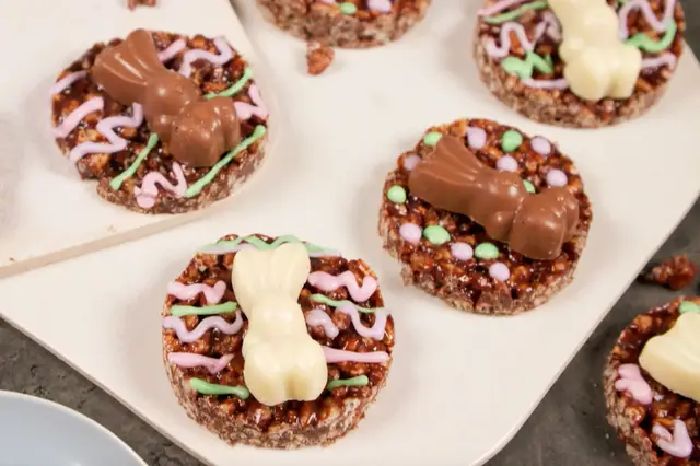 'Video thumbnail for Rice pop Easter egg treats'