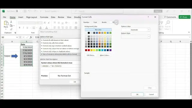 'Video thumbnail for How to Conditional Formatting date with red Amber or Green'