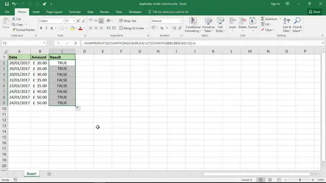 'Video thumbnail for Highlight Duplicate Values in Two Columns - Excel Formula'