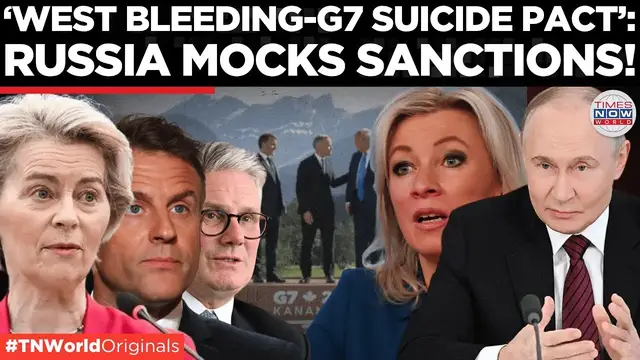'Video thumbnail for West Feels the Burn: 'Suicidal Sanctions', Russia Laughs as G7 Unravels | Times Now World'