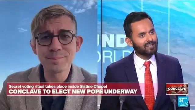 'Video thumbnail for Secret voting ritual takes place inside Sistine Chapel'