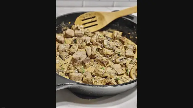 'Video thumbnail for Creamy Steak Bites: Satisfying Budget-Friendly Family Dinners'