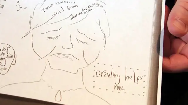 'Video thumbnail for A tragic disease is robbing Carol of her memory, but her visual world is still flourishing'