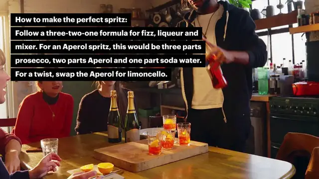 'Video thumbnail for How to make the ultimate spritz'