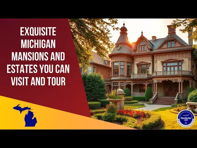 'Video thumbnail for 40 Exquisite Michigan Mansions And Estates You Can Visit and Tour'