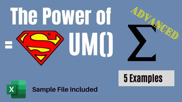 'Video thumbnail for Power of SUM in Excel | Advanced Sum Function Examples - Amazing!'