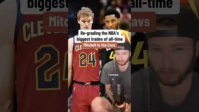 'Video thumbnail for (286) donovan mitchell trade: cavs vs jazz re-grade'