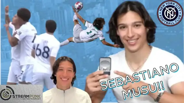 'Video thumbnail for NYCFC II Attacker Sebastiano Musu Talks His Recent Bicycle Kick Goal Playing In New York and More!'