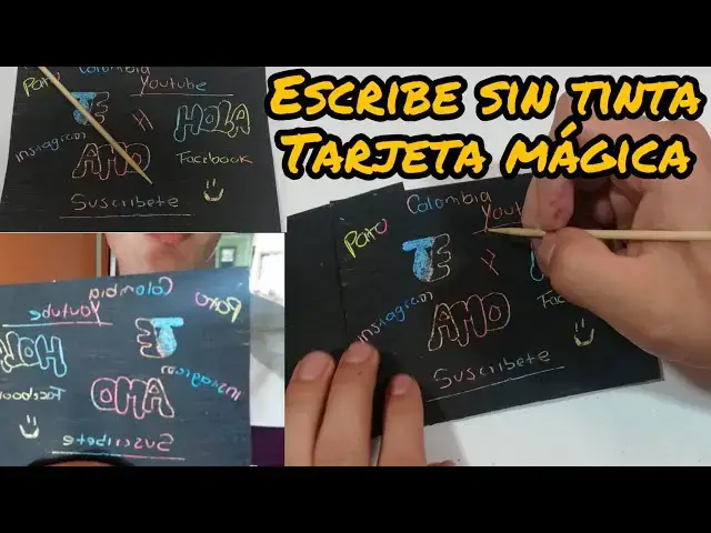 'Video thumbnail for Cómo hacer TARJETA MÁGICA | Escribe Sin Tinta | manualidades fáciles'