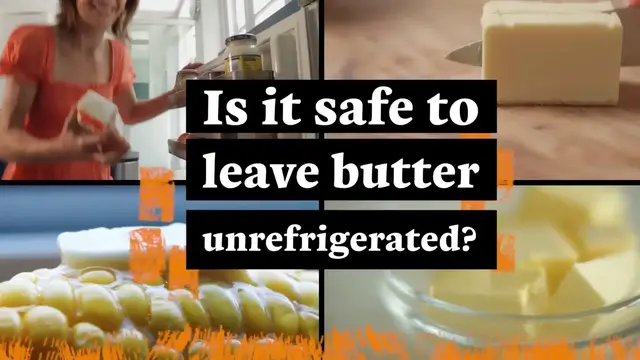 'Video thumbnail for Is It Safe To Leave Butter Unrefrigerated?'