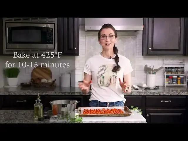 'Video thumbnail for EASY Roasted Carrots with Feta Cheese and Garlic720P HD'