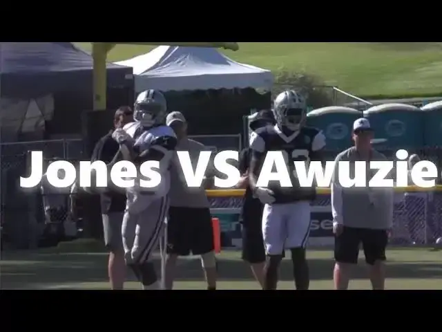 'Video thumbnail for law nation sports: andy jones vs chidobe awuzie training camp film session'