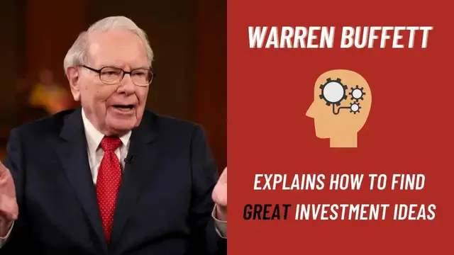 'Video thumbnail for investor center: warren buffett's secret to finding great investment ideas: business knowledge & financial analysis'