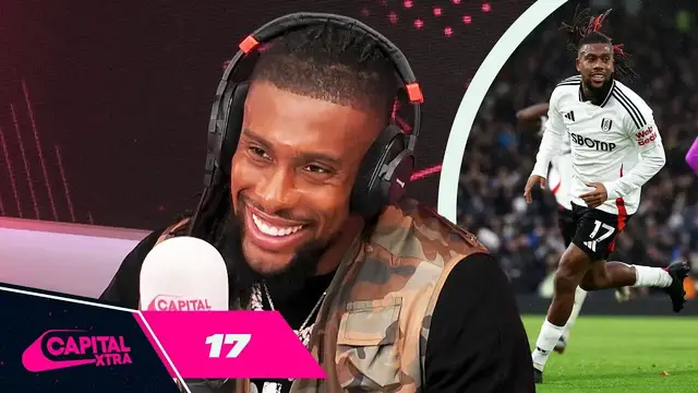 'Video thumbnail for 17 a.k.a Alex Iwobi chats his track 'Hop Out' and spills on Fulham FC | Capital XTRA'