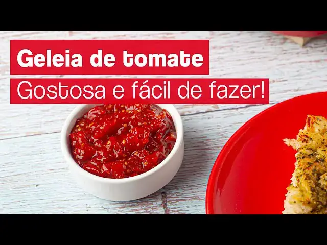 'Video thumbnail for Geleia de tomate! Deliciosa e MUITO CREMOSA!'