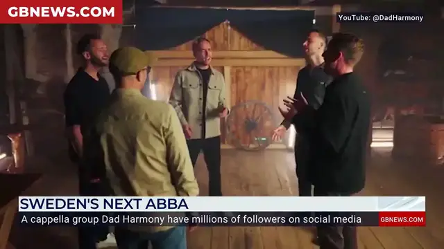'Video thumbnail for WATCH: A cappella group Dad Harmony wow Stephen and Ellie with live performance of Sting song'