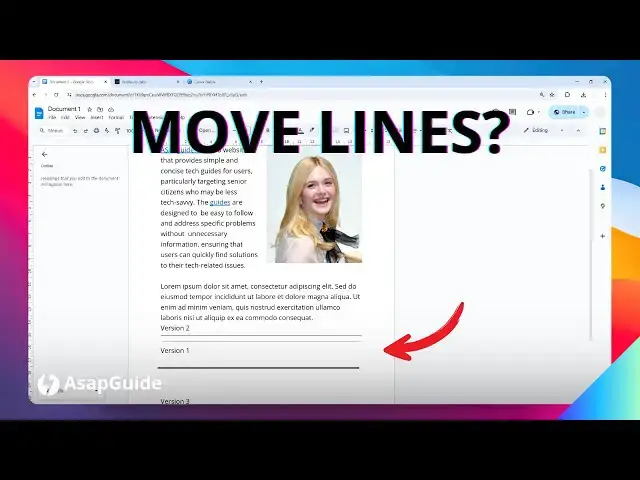 'Video thumbnail for How to Move Horizontal Line in Google Docs'