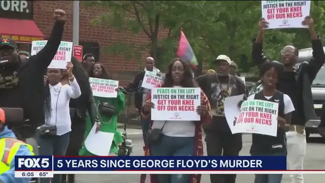 'Video thumbnail for Five year anniversary of George Floyd's murder'