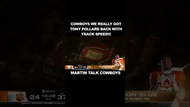 'Video thumbnail for (471) jaydon blue: 77-yd rush td for texas vs clemson'