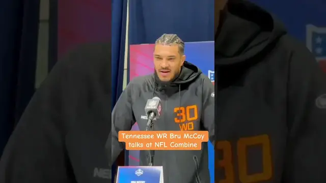 'Video thumbnail for (191) bru mccoy talks nfl combine, tennessee vols football & wide receiver class'