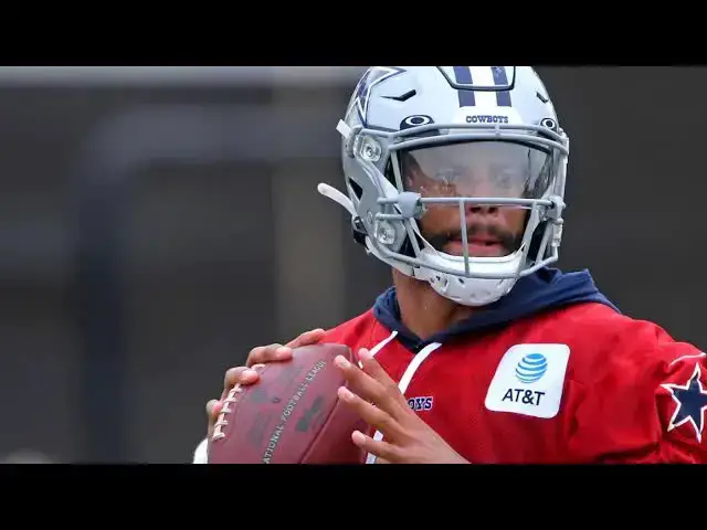 'Video thumbnail for law nation sports: dak prescott shoulder tightness, cowboys training camp updates'