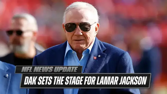 'Video thumbnail for Dak Prescott sets the stage for Lamar Jackson in contract negotiations'