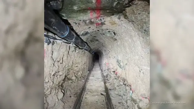 'Video thumbnail for Feds say they shut down secret drug tunnel connecting Tijuana to San Diego'