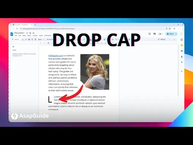 'Video thumbnail for How to Create a Drop Cap in Google Docs in Few Minutes'