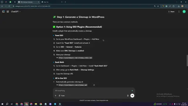 'Video thumbnail for How to Submit Sitemap to WordPress and Google Search Console'