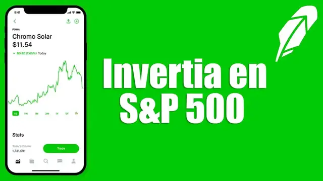 'Video thumbnail for (499) invirtiendo en s&p 500 etf con robinhood'