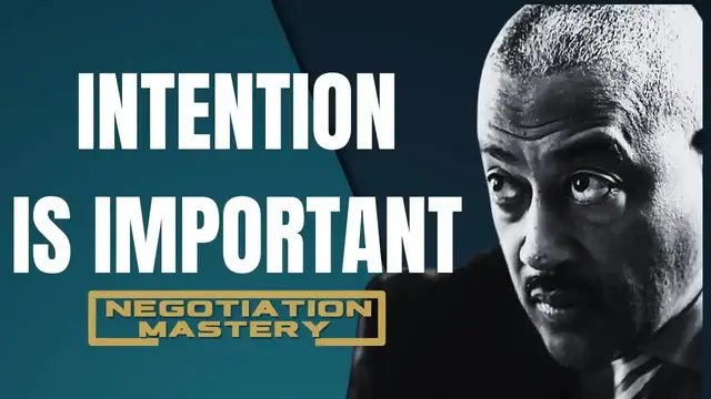 'Video thumbnail for negotiation mastery: influence vs manipulation, the intent of the speaker'