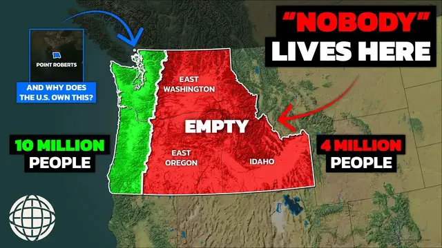 'Video thumbnail for Why "Nobody" Lives In Eastern Oregon, Eastern Washington, or Idaho'