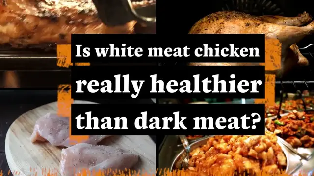 'Video thumbnail for Is White Meat Chicken Healthier Than Dark Meat Chicken?'