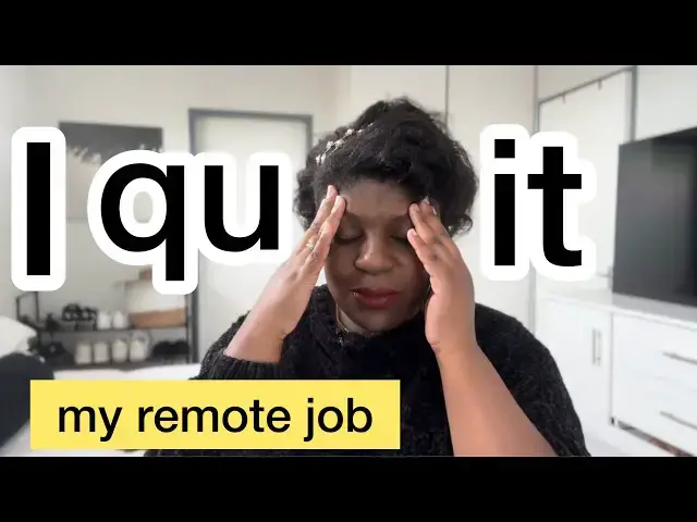 'Video thumbnail for I QUIT MY REMOTE JOB | US HOURS IN SOUTH AFRICA'