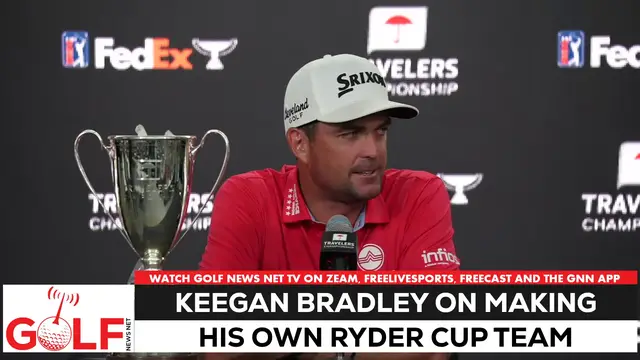 'Video thumbnail for Keegan Bradley could pick himself for US Ryder Cup team'