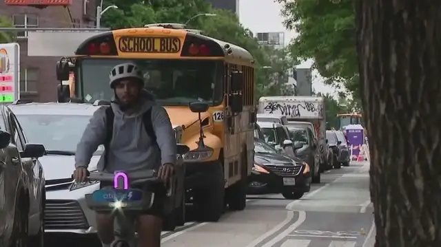 'Video thumbnail for Controversial Bedford Avenue bike lane'