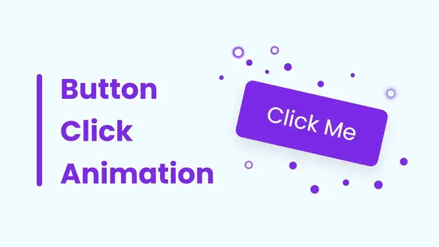 'Video thumbnail for Button Click Animation in HTML CSS & JavaScript'