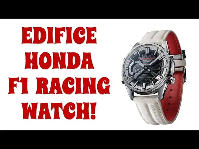 'Video thumbnail for Casio Edifice ECB-S100HR-1A Honda Racing White Edition Watch - REVIEW'