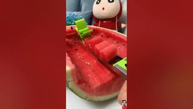 'Video thumbnail for Link in Bio ✅ | Effortless Stainless Steel Watermelon Slicer'