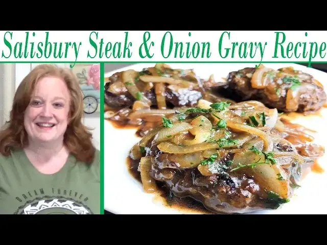 'Video thumbnail for SALISBURY STEAK WITH ONION GRAVY RECIPE | SIMPLE & DELICIOUS'