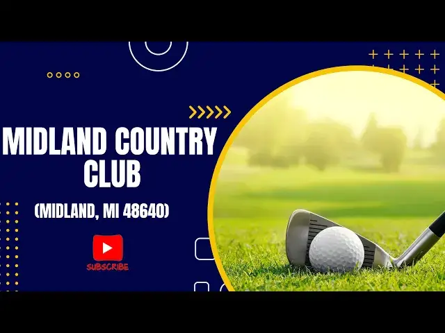 'Video thumbnail for Midland Country Club Hole 14: Straightforward Par 4 with a Sloping Green'