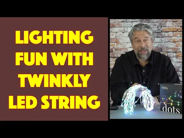 'Video thumbnail for Twinkly "DOTS" Flexible Smart LED String -- DEMO & REVIEW'