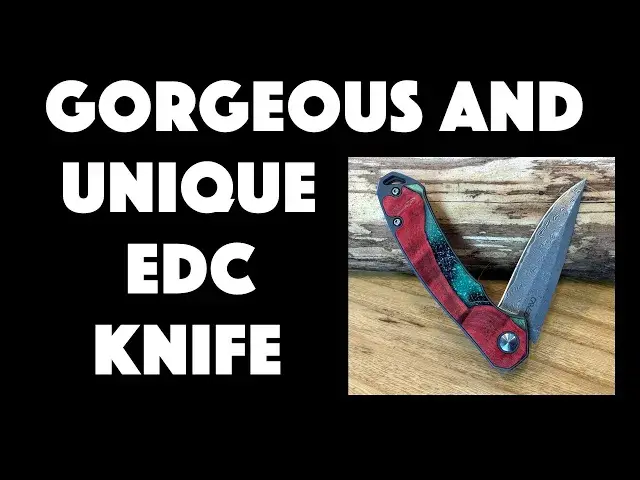 'Video thumbnail for Carved EDC Everyday Carry One-of-a-Kind Pocket Knife -- REVIEW'